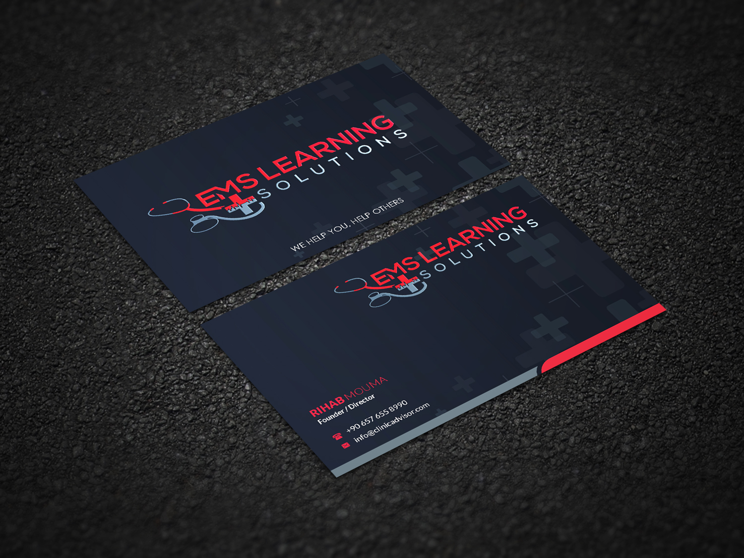 Business Card Design by Pointless Pixels India for EMS Learning Solutions | Design #23255812