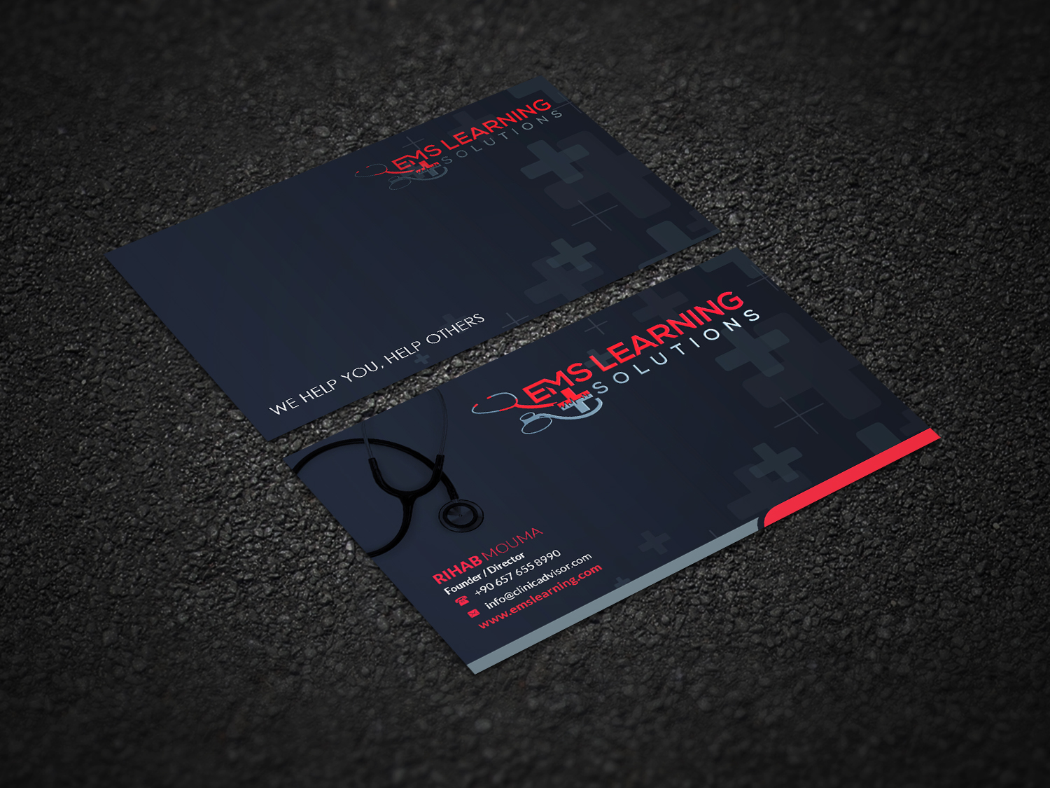 Business Card Design by Pointless Pixels India for EMS Learning Solutions | Design #23257579
