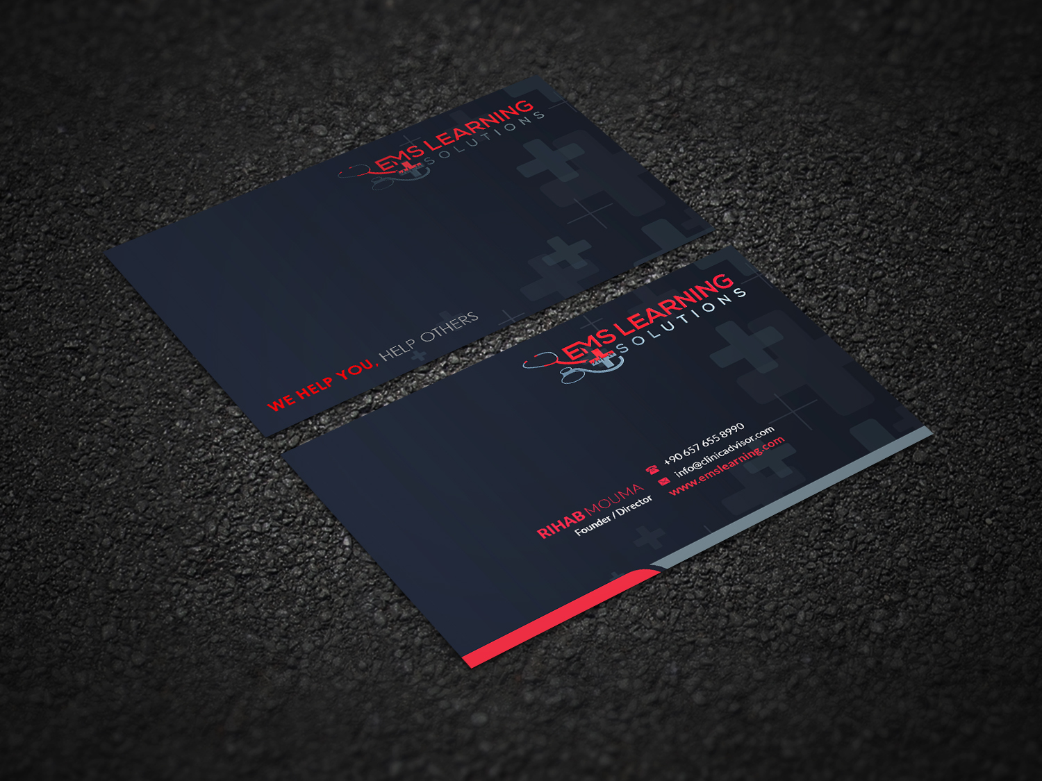 Business Card Design by Pointless Pixels India for EMS Learning Solutions | Design #23259968