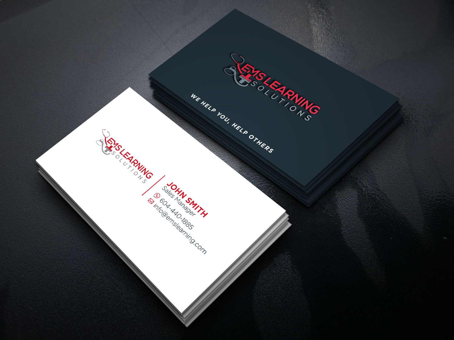 Business Card Design by Verified artistry for EMS Learning Solutions | Design #23256876