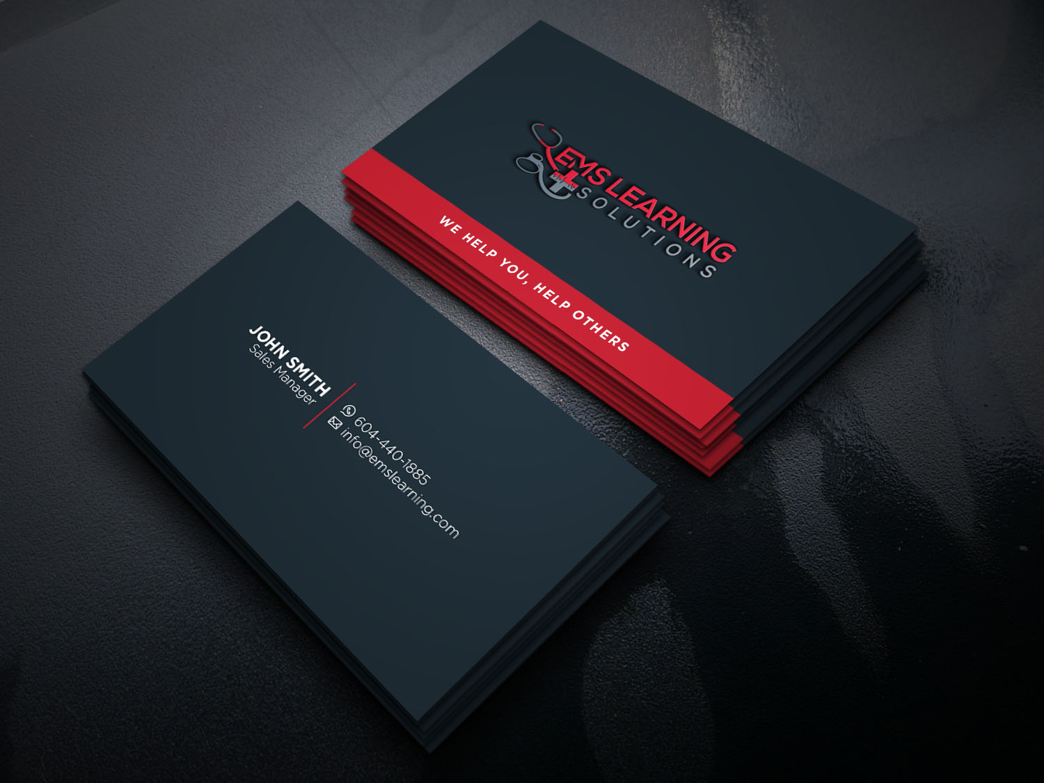 Business Card Design by Verified artistry for EMS Learning Solutions | Design #23256884