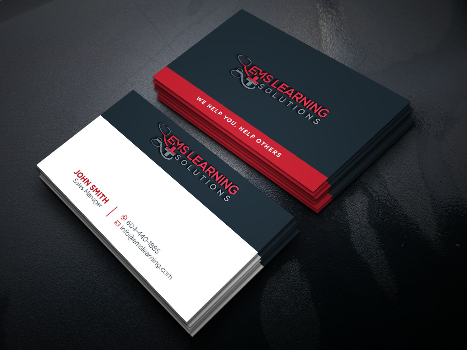 Business Card Design by Verified artistry for EMS Learning Solutions | Design #23256887