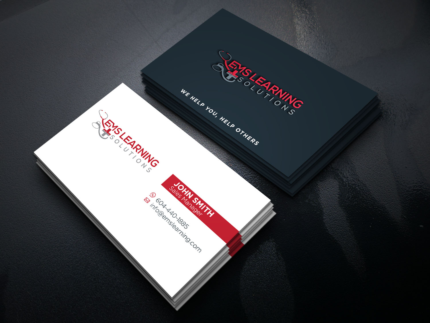 Business Card Design by Verified artistry for EMS Learning Solutions | Design #23256891