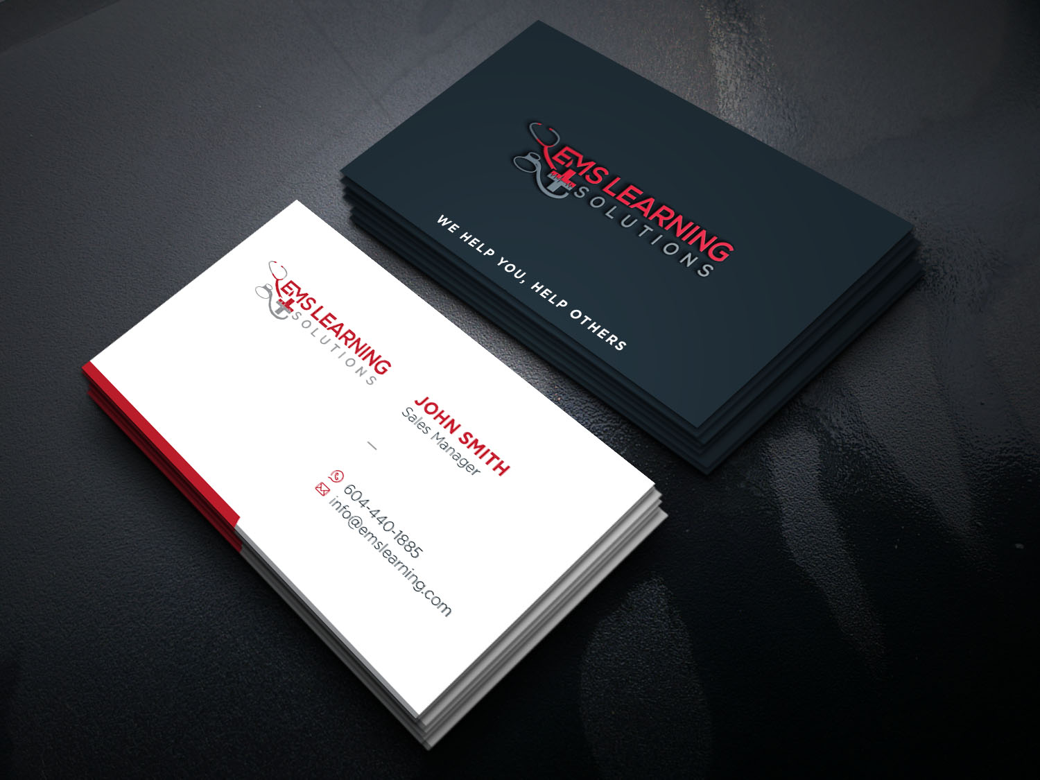 Business Card Design by Verified artistry for EMS Learning Solutions | Design #23256893