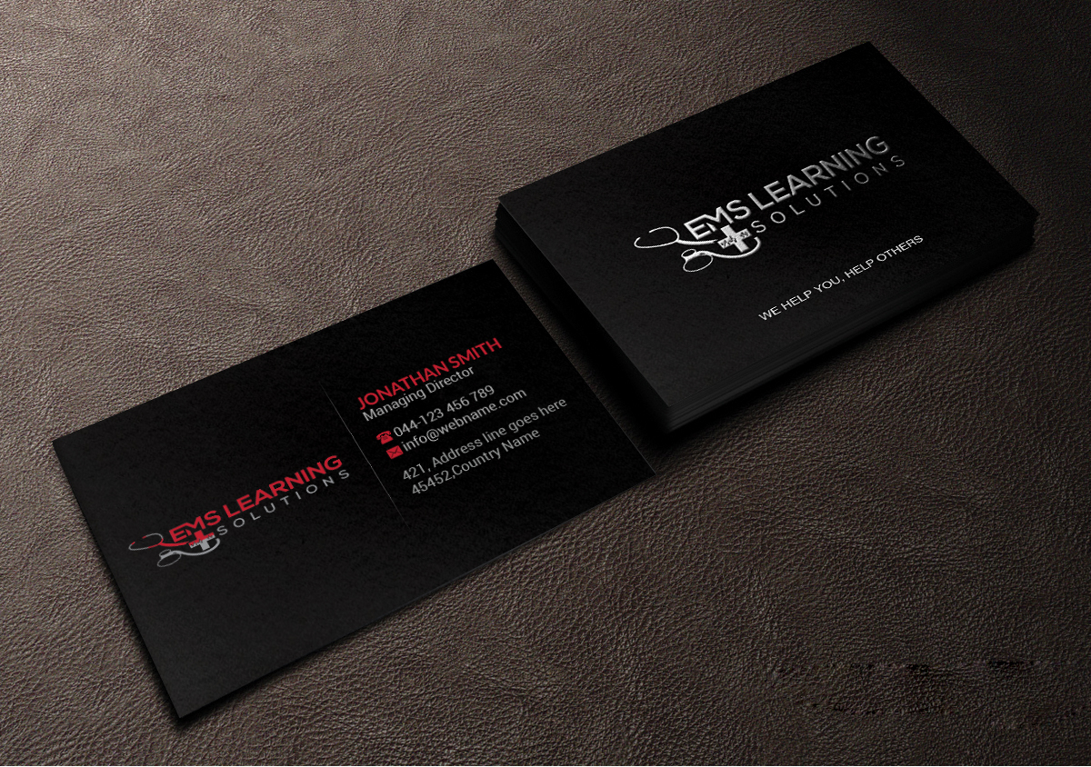 Business Card Design by Creations Box 2015 for EMS Learning Solutions | Design #23258432
