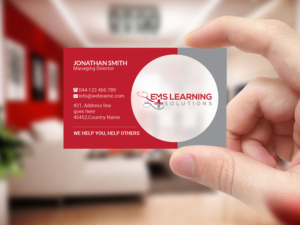 Business Card Design by Creations Box 2015 for EMS Learning Solutions | Design #23260258