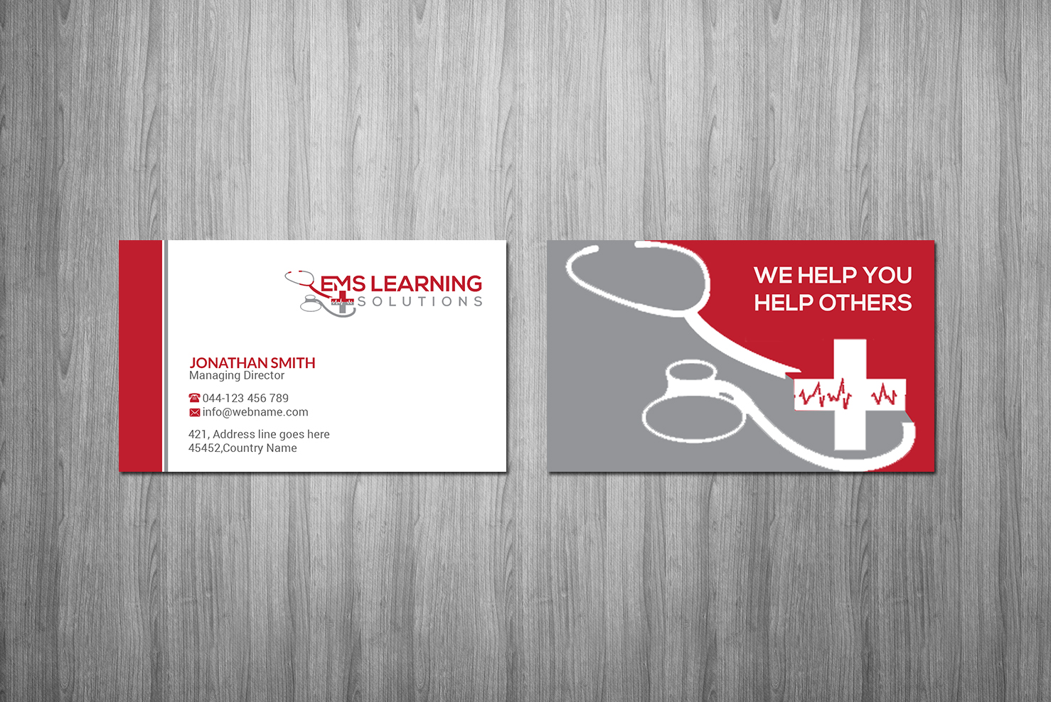 Visitenkarten-Design von Creations Box 2015 für EMS Learning Solutions | Design #23260283