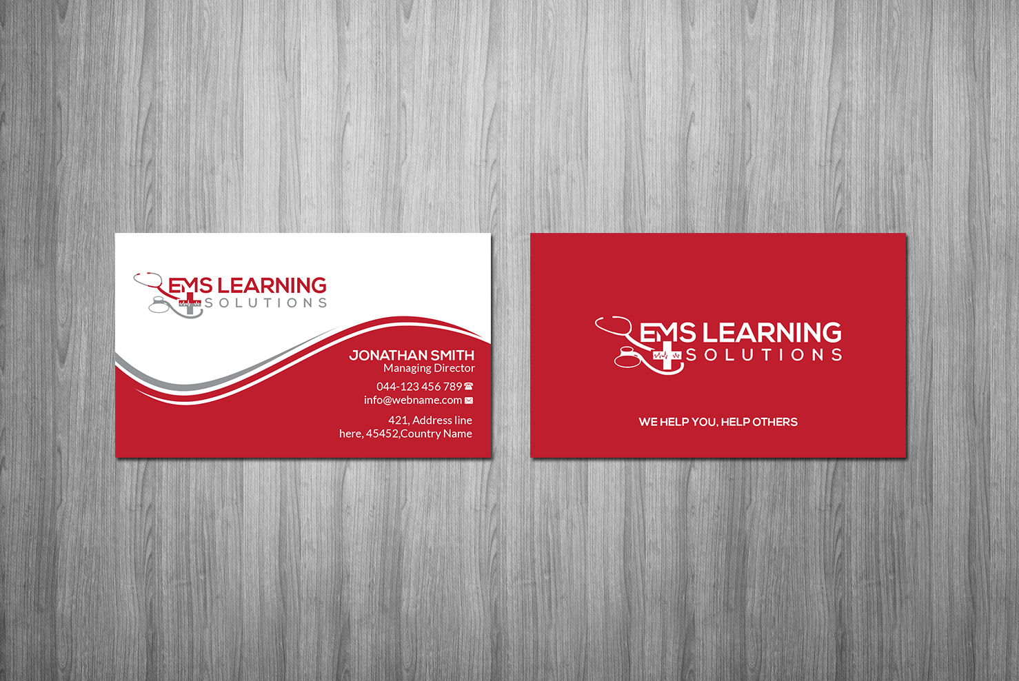 Visitenkarten-Design von Creations Box 2015 für EMS Learning Solutions | Design #23260284