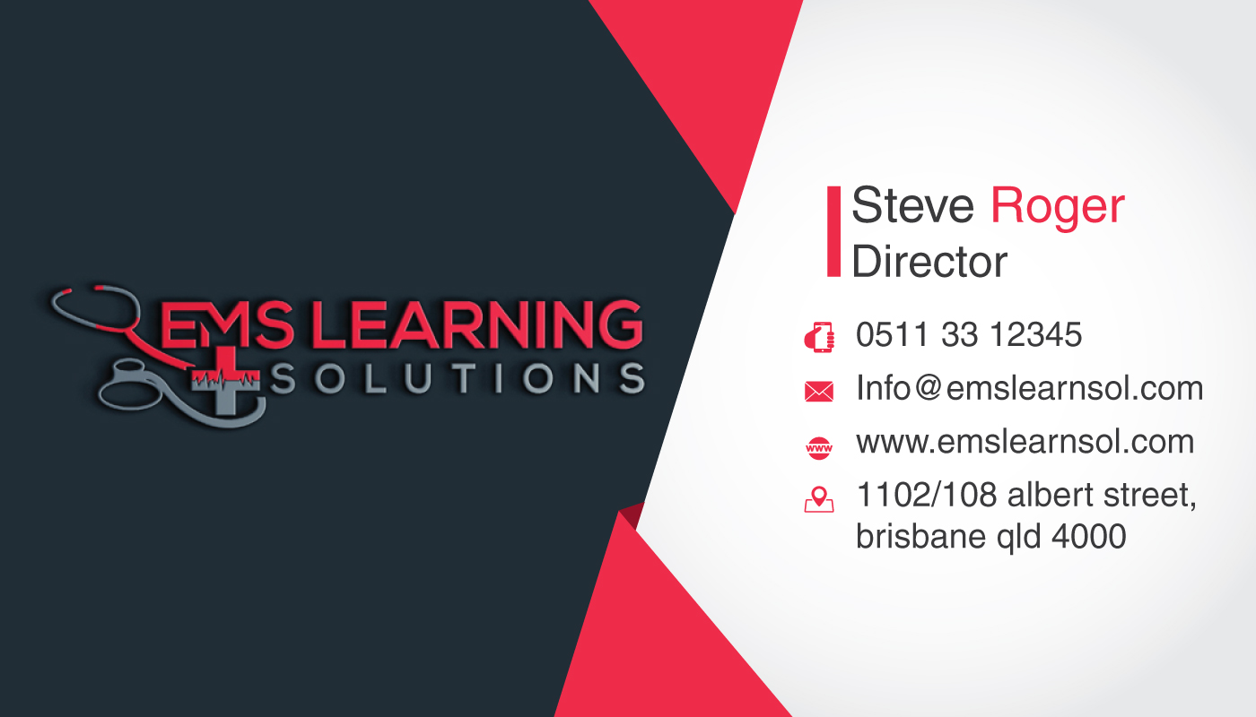 Business Card Design by Fusionex Studio for EMS Learning Solutions | Design #23255745