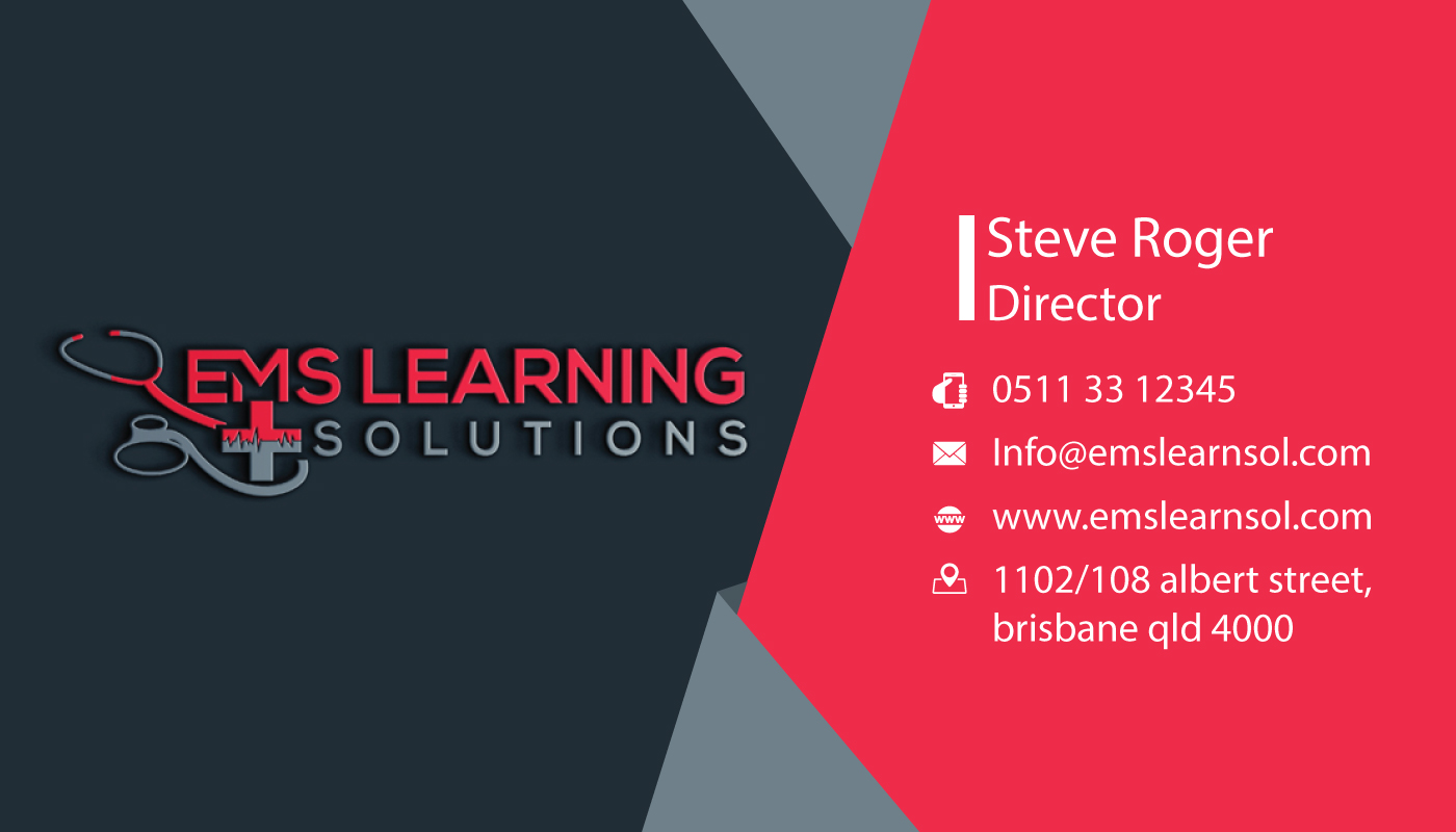 Business Card Design by Fusionex Studio for EMS Learning Solutions | Design #23255794