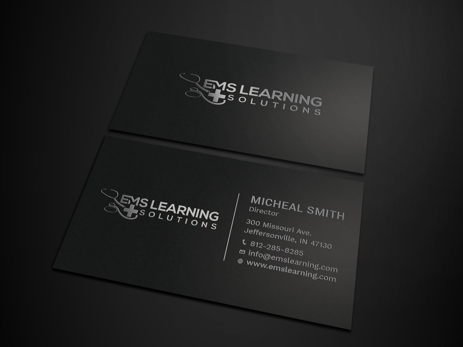 Business Card Design by Tripti Ranjan Gain for EMS Learning Solutions | Design #23257235