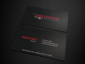 Visitenkarten-Design von Tripti Ranjan Gain für EMS Learning Solutions | Design: #23257239