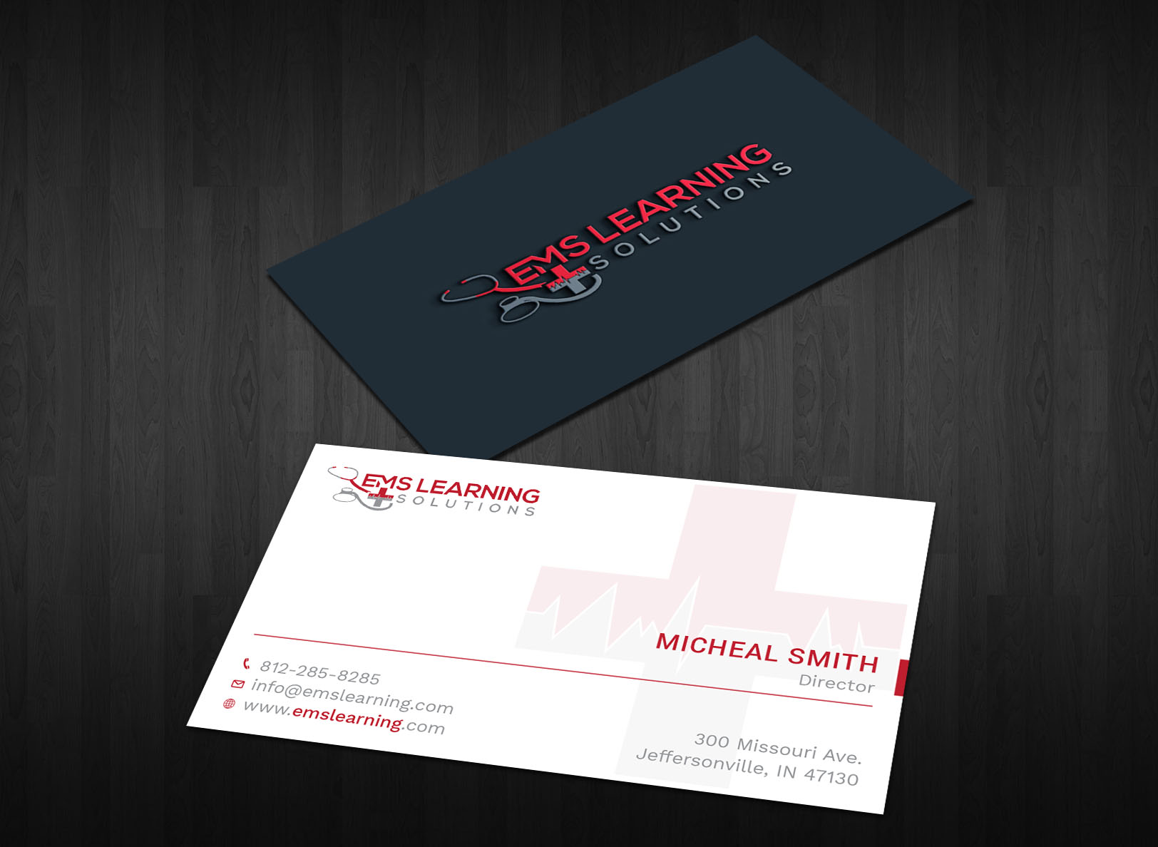 Business Card Design by Tripti Ranjan Gain for EMS Learning Solutions | Design #23257241