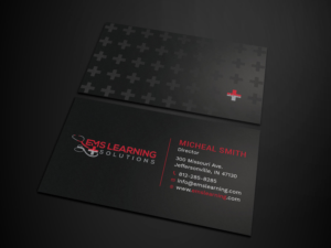 Visitenkarten-Design von Tripti Ranjan Gain für EMS Learning Solutions | Design: #23257244