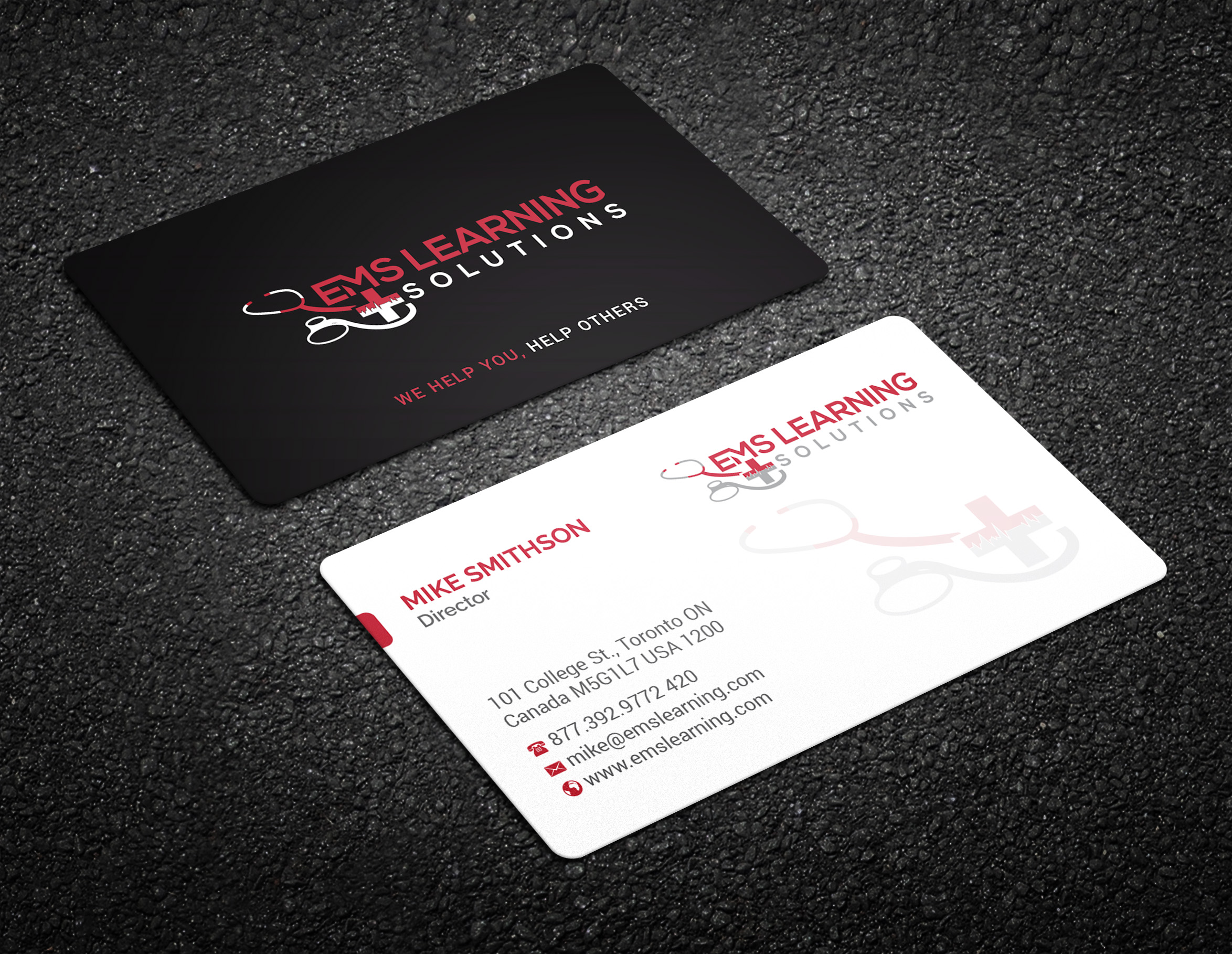 Design de Carte de Visite par R.design pour EMS Learning Solutions | Design #23258482