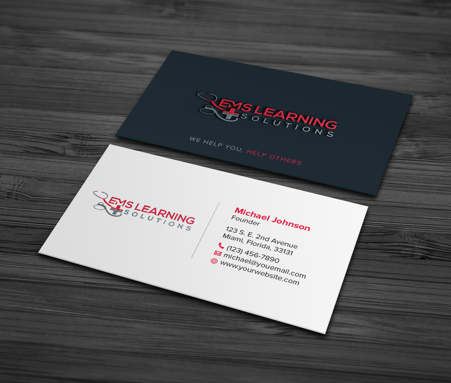 Business Card Design by MDesign for EMS Learning Solutions | Design #23256681