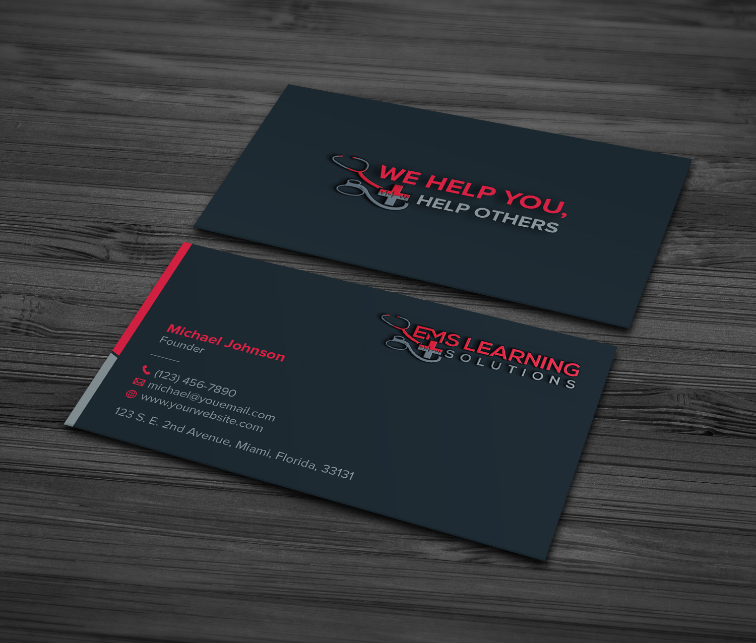 Business Card Design by MDesign for EMS Learning Solutions | Design #23256683