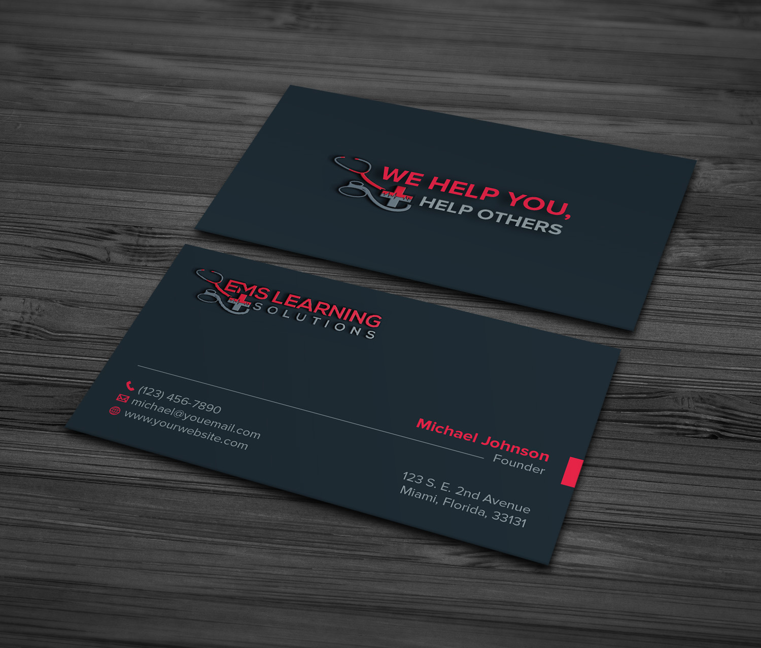 Business Card Design by MDesign for EMS Learning Solutions | Design #23256685