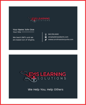 Business Card Design by Tajmul Islam for EMS Learning Solutions | Design #23255457