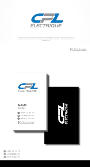 Design de Logo par graphicevolution pour Cpl electrique | Design : #23265916
