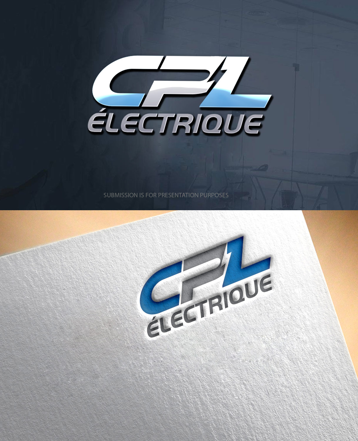 Logo Design by graphicevolution for Cpl electrique | Design #23265917