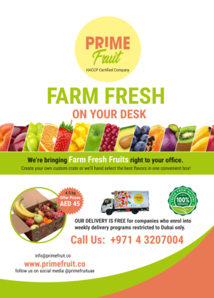 Flyer Design by uk for Prime International Fruit LLC | Design: #23258177