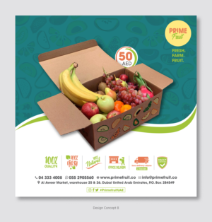 Social Media Advert for Office Fruit Delivery in Dubai | Flyer-Design von D Creative