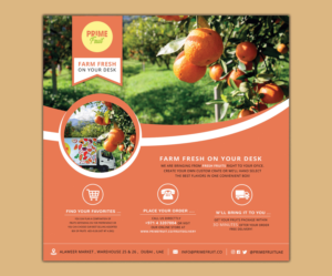 Flyer Design by CreativeFeather for Prime International Fruit LLC | Design: #23273409
