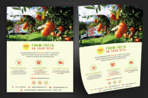 Flyer Design by CreativeFeather for Prime International Fruit LLC | Design: #23288493