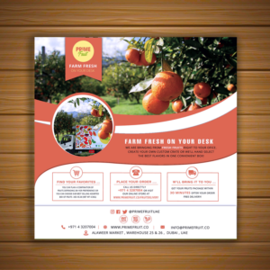 Flyer Design by CreativeFeather for Prime International Fruit LLC | Design: #23300653