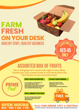 Flyer Design by HeshanKavinda for Prime International Fruit LLC | Design: #23269945