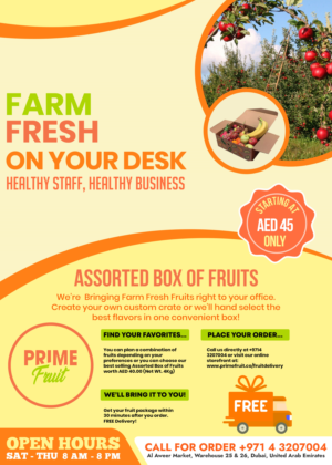 Flyer Design by HeshanKavinda for Prime International Fruit LLC | Design: #23270022