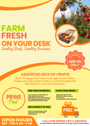 Flyer Design by HeshanKavinda for Prime International Fruit LLC | Design: #23270064