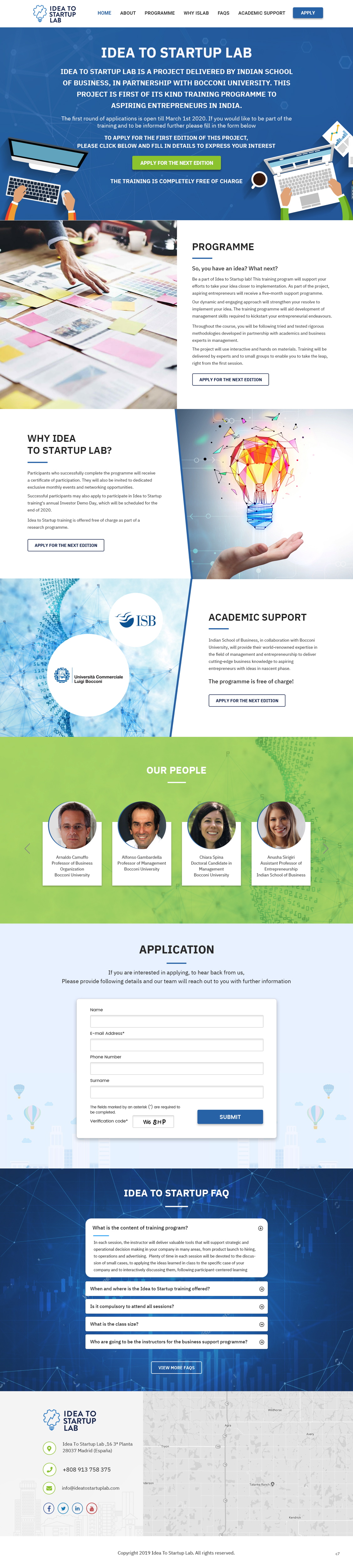 Web Design by pb for Indian School of Business | Design: #23266360