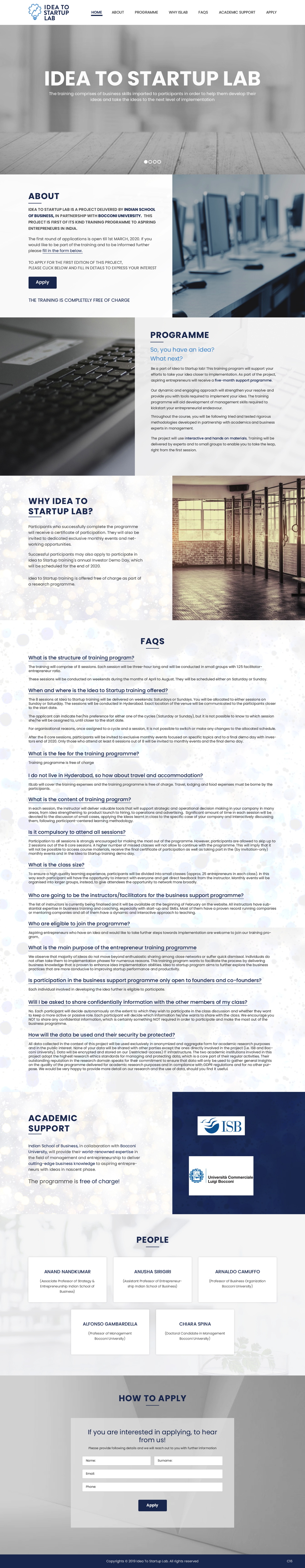 Web Design by pb for Indian School of Business | Design #23266363