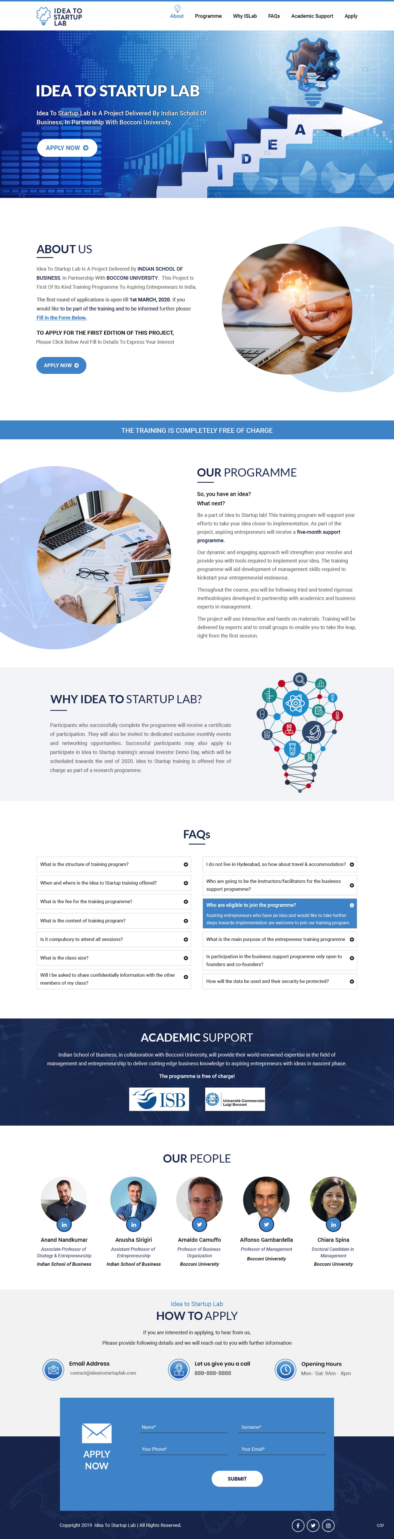 Web Design by pb for Indian School of Business | Design #23266369