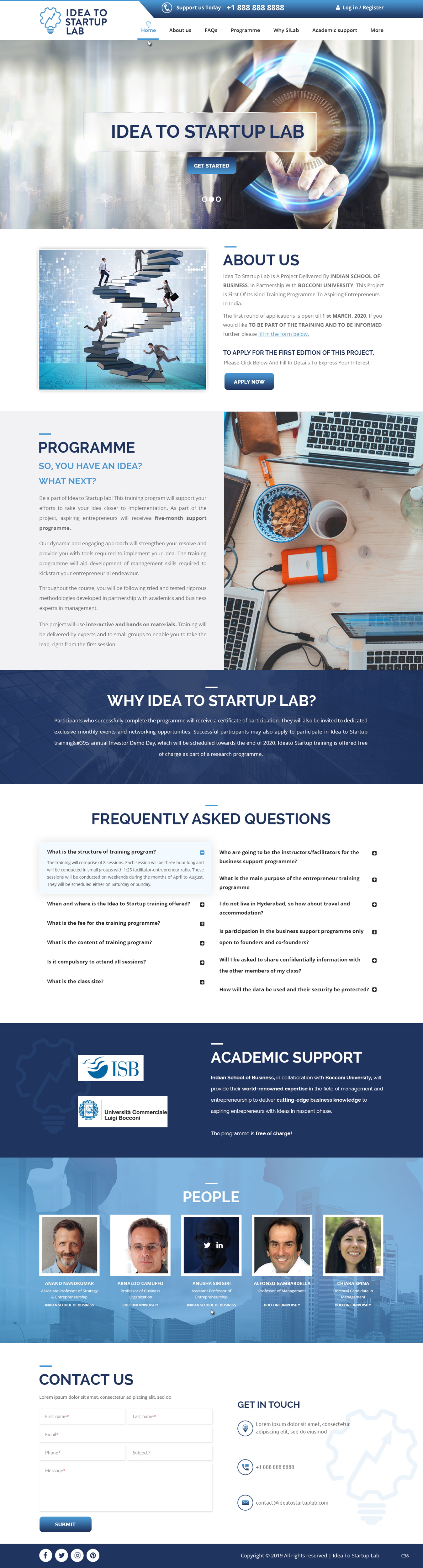 Web Design by pb for Indian School of Business | Design #23266372
