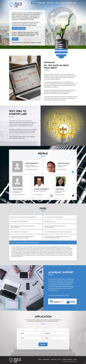 Web Design par pb pour Indian School of Business | Design : #23266381