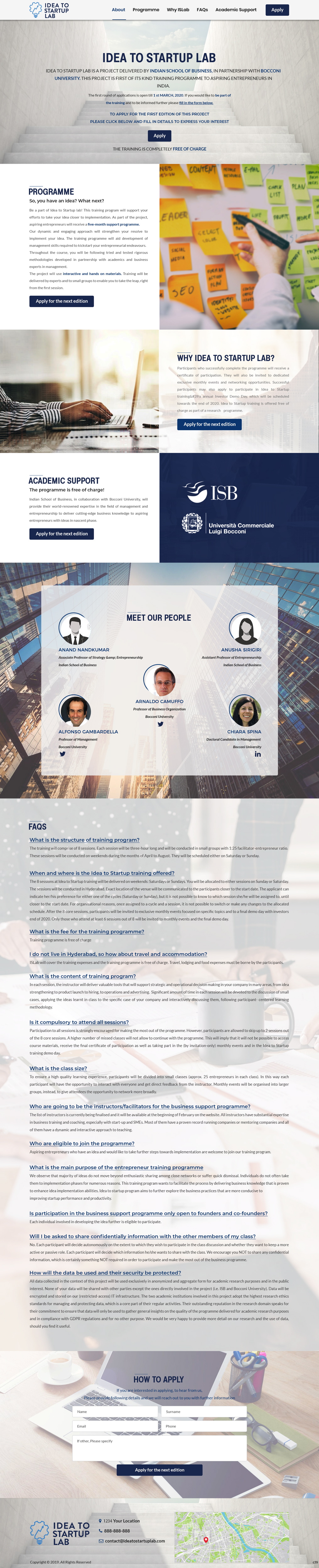 Web Design by pb for Indian School of Business | Design #23266384
