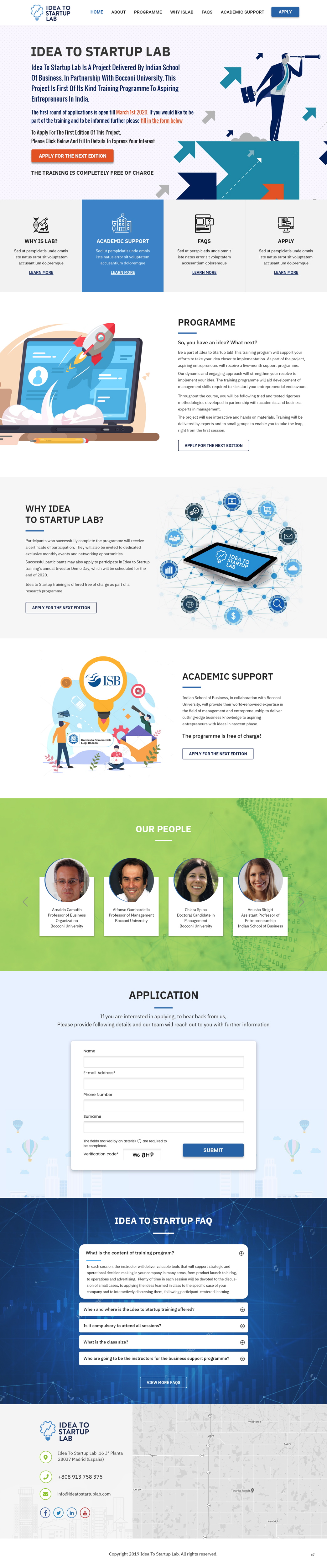 Web Design by pb for Indian School of Business | Design #23288194