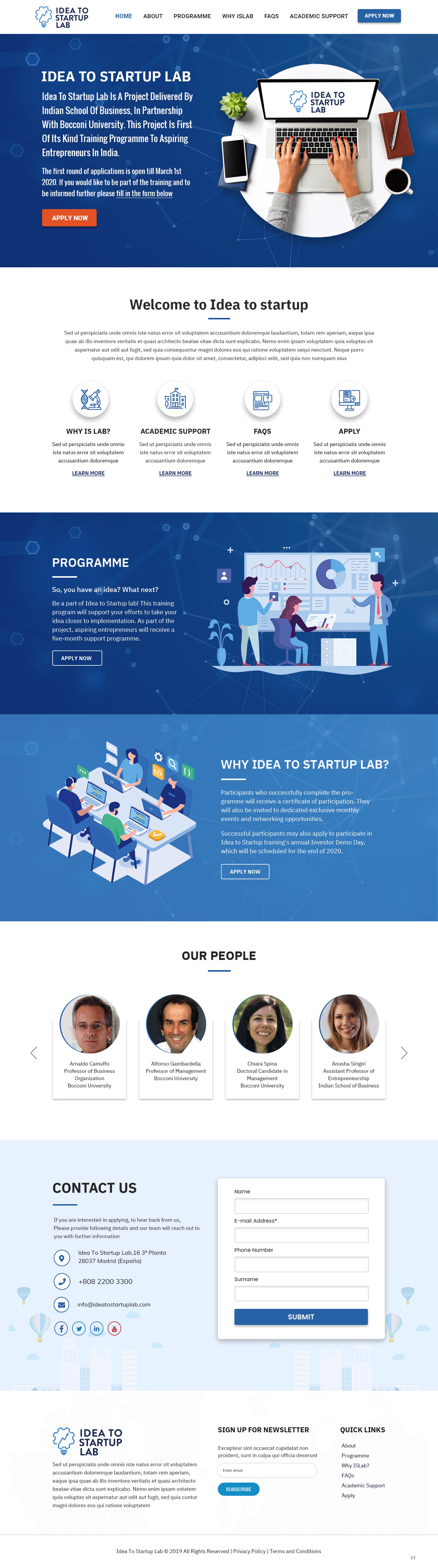 Web Design by pb for Indian School of Business | Design #23300138