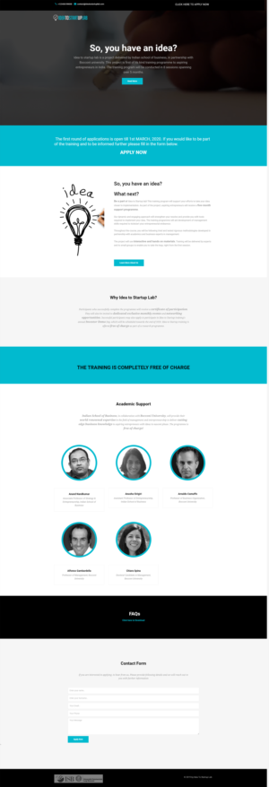 Web Design by Rickyy for Indian School of Business | Design: #23264293