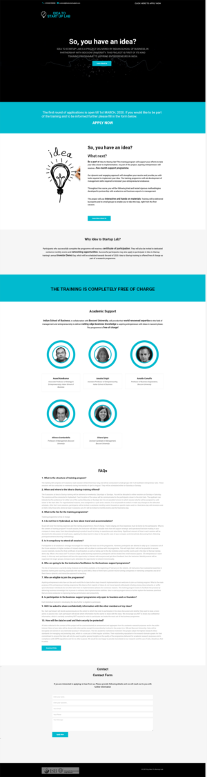 Web Design by Rickyy for Indian School of Business | Design: #23270366
