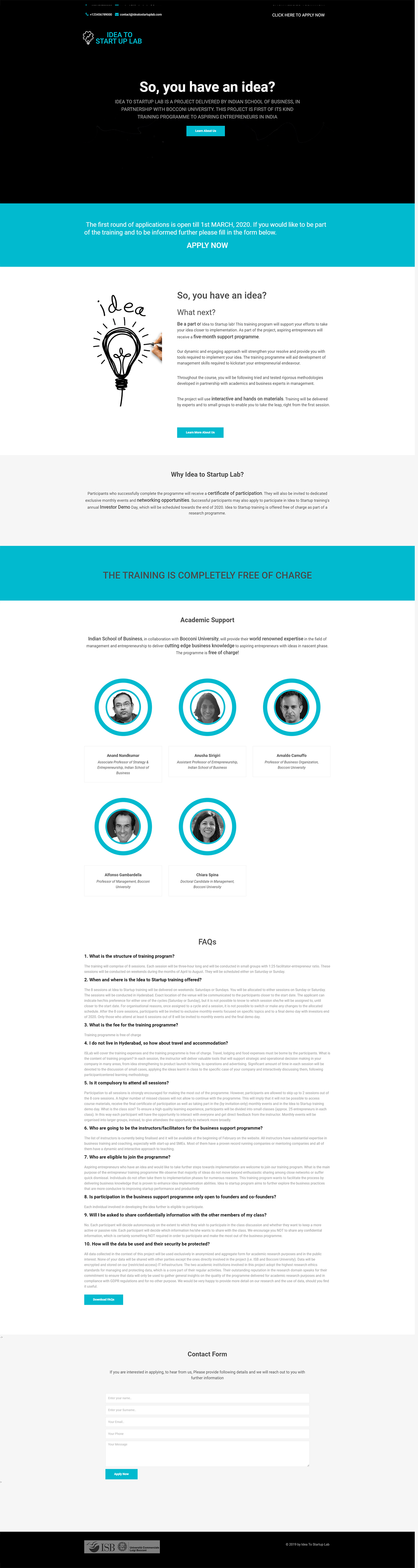 Web Design by Rickyy for Indian School of Business | Design #23270445