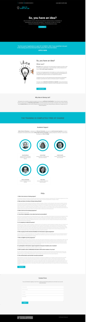 Web Design by Rickyy for Indian School of Business | Design: #23270445