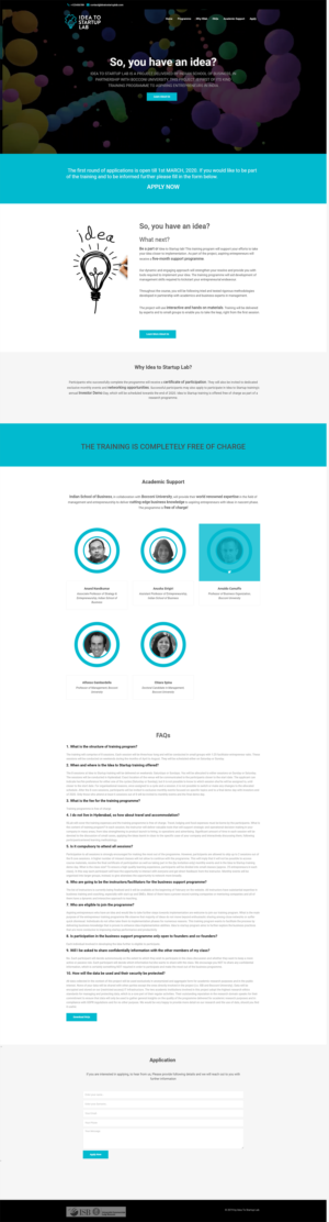 Web Design by Rickyy for Indian School of Business | Design: #23272673