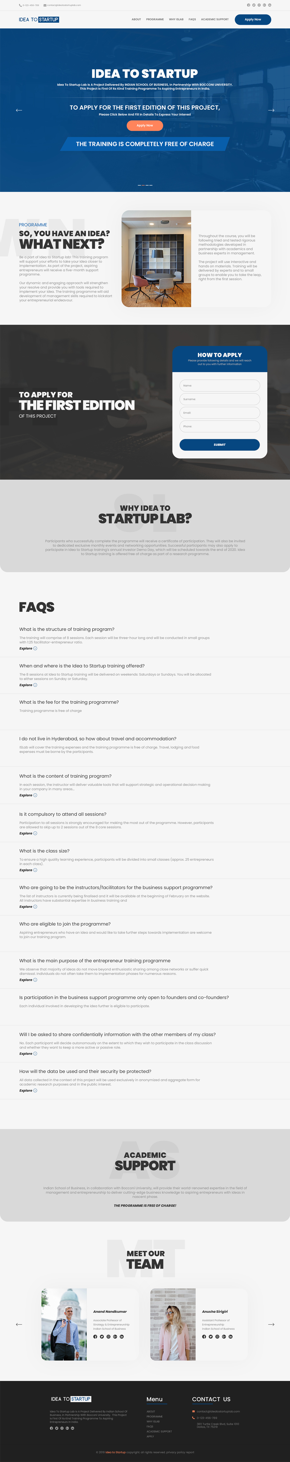 Diseño Web por Hassaan Shah para Indian School of Business | Diseño #23263901