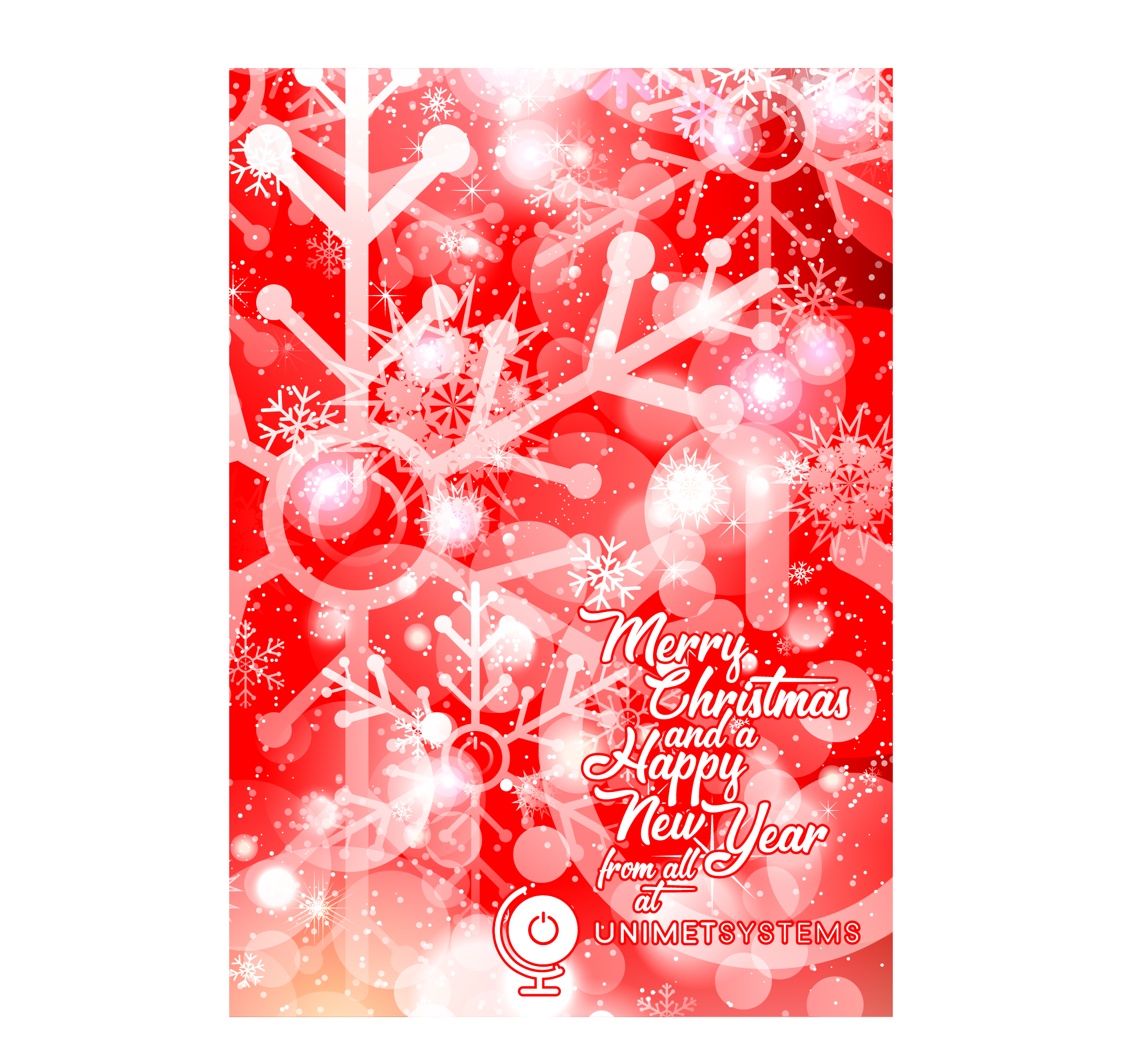 Greeting Card Design by BEGD - Bradley Edwards Graphic Design for Unimet Systems (Pty) Ltd | Design #23267811