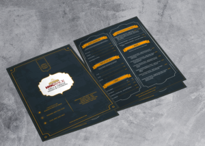 Menu Design by creative logo maker for HDG1 LLC  T/A  Hogback Deli | Design: #23271732