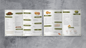 Menu Design by creative logo maker for HDG1 LLC  T/A  Hogback Deli | Design #23285974